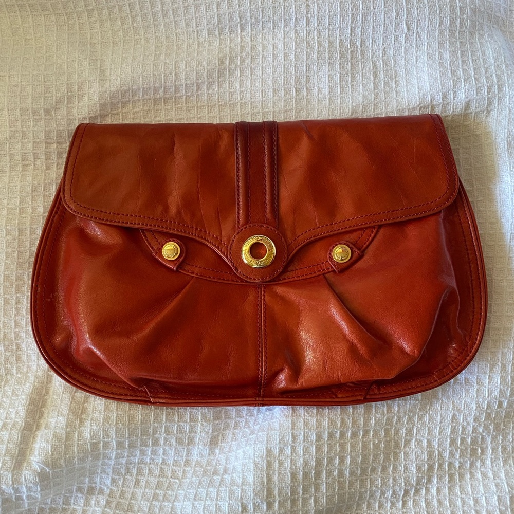Red Perlina Clutch